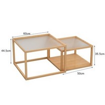 확장형다용도원목좌식테이블 테이블 확장형 노트북 접이식 사각 좌식, 서랍 없는 물푸레나무 조합