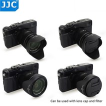 JJC 블랙 카메라 렌즈 후드 FUJINON XF14mm F2.8 R /XF18-55mm R LM OIS 렌즈 용 F2.8-4