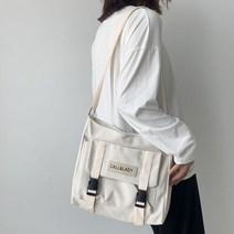 코듀로이 에코백 일본 간단한 메신저 가방 한국어 가방 학생 나일론 방수 캔버스 가방 크로스 바디 가방 여성용 satchels