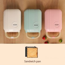붕어빵 기계 호빵 군고구마 미니 타코야끼 다기능 3 in 1 아침 식사 샌드위치 와플, 샌드위치 팬, 녹색 기계