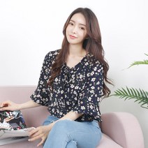스타일디오 리본 커프스 블라우스