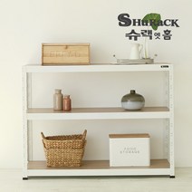 슈랙엣홈 무볼트 조립식 선반 1200X300X900_3단, 상세페이지 참조