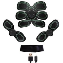 ems 벨트 코어 식스 저주파 기 바디 복근 패드 마사지 복부 운동 기구 기계 뱃살, 02=withstrap