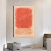 마크로스코 모작 2종 손으로 그린 유화 모사화 Mark Rothko 대형 실제 진짜 수작업 핸드페인팅 그림, A, 40x60