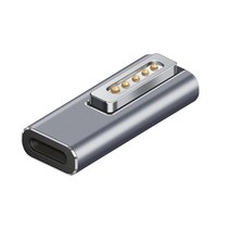 유형 C 자기 USB PD 어댑터 애플 맥세이프 1 맥북 프로 여성 빠른 충전 60W 자석 플러그 변환기 MacBook P, 03 FOR Magsafe2
