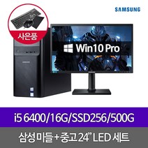 DB400T7B i5 6400 16G SSD256+HDD500 24인치, 단품, 단품