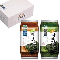 갓바위대천김 재래/파래 도시락김 4g 30봉/50봉, 파래도시락김 50봉