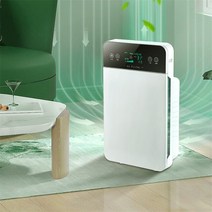 가정용산소발생기 가정용 공기 청정기 Hepa 필터 휴대용 이온화 기 음이온 발생기 산소 기계 Purificateur 클리너, 하얀색