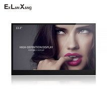 34인치모니터 와이드 세로 모니터 LCD 화면 13.3 인치 1920x1080 IPS FHD HDMI USB 입력 얇은 게임용 휴대용, [03] 15.6 inch