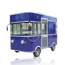 트레일러 OEM 4.2M 길이 전기 거리 패스트 푸드 키오스크 카트 커피 트레일러 밴, 한개옵션0