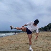 [Muscle Buster] 3부 스쿼트바지 숏팬츠 네이비