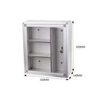 가정용 벽걸이 의료 의약 응급 수납함(대)구급상자 약통정리함 약보관함 약수납장 약정리대 약통 약병 휴대용약통 구급함세트 가정용구급함 알약케이스 아기약통