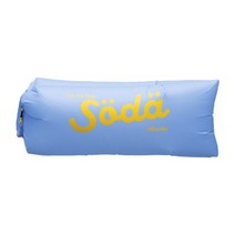 재입고 야외 빈백 에어 쇼파 침대 캠핑 쿠션 아웃도어 대형까페 비치 사계절 호텔 의자, 스카이블루