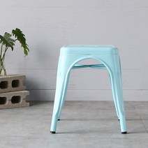 마켓비 390 빈티지스툴 1025F, 색상:라이트블루