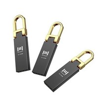 MOSDART USB 3.0 방수 64GB 플래시 드라이브 3팩 메탈 키체인 데이터 백업 Zip 읽기 속도 90MB/s USB3.0 썸 exFAT 점프 메모리 스틱 블랙, USB 3.0 64GB X 3 (New)_Black