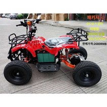 ATV 사륜바이크 광장 대여 전기 전동 카트 스노 모터사이클 사륜, 03 패키지136V500W