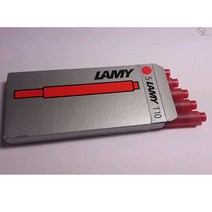 LAMY 라미 펜촉 만년필 펜촉, 카트리지 레드(5개입)