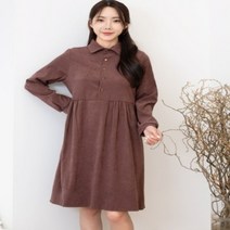 이지리치 여자미니포켓카라원피스 여성포켓원피스 무지원피스