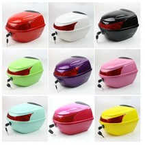 짐받이 바구니 작은 전원 자전거 꼬리 상자 전기 자동차, 타입17 황색