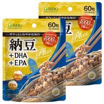 ISDG 의식 동원 낫토 키나아제 + EPA & DHA 너트 키나아제 4000fu
