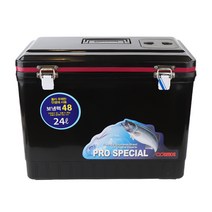 코스모스 아이스박스 낚시 레저겸용 24리터 블랙, 단품