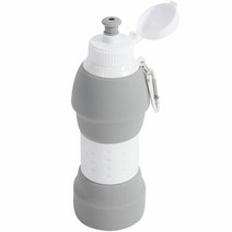 접이식물통 키친프리 실리콘물병 550ml, 그레이, 본상품선택