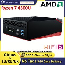 미니PC 데스크탑 고사양 저렴한 amd windows 11 ryzen 7 4800u 8 코어 16 스레드 2.5g lan ie3.0x4 ssd 게임용 컴퓨터 3x4k uhd, 라이젠 5 4500u 와이파이6, 우리를, 램 없음 스토리지 없음