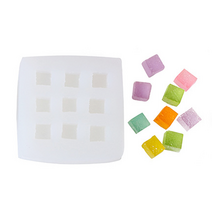 [드그라쎄] 실리콘몰드 - 각설탕 캔디 몰드 9구 디저트캔들 실리콘몰드