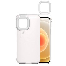 휴대 전화에 대한 셀카 등 36 LED 링 라이트 플래시 휴대 전화 케이스 iPhone12에 대한 / 12 프로 기입, 하나, 하얀