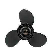 선외기 58100-95D01-019 프로펠러 10 1/4x14 스즈키 선외기 20hp 보트 엔진 알루미늄 나사 스플라인, 01 Black