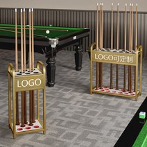 당구큐대홀더 당구장 진열 큣대 보조지지대 큐케이스, 블랙(18홀)