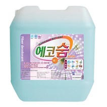 섬유탈취제 에코숨 18.75L/방향제/섬유탈취제/공기/향수/자동차시트/에코앤유/냄새제거/업소용/가정용/말통세제, 피톤치드