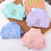 코코스튜디오 강아지옷 고양이 데일리 폴라 티셔츠, 코코 폴리폴라 파스텔 티셔츠/핑크