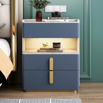 작은 시크한디자인 조립식 작은서랍장 현대 테이블 스탠드 무선 충전기 캐비닛 깔끔하고튼튼한, style 3