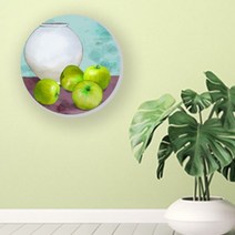 사과그림 사과그림 달항아리 풍수 캔버스액자 4A-ci30-72394EA, GC_ 본상품선택