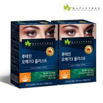 메이플트리 루테인오메가3 플러스6 30캡슐 2통 2개월분, 옵션선택