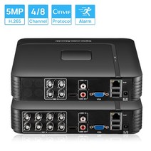 DVR 카메라 하이브리드 디지털 비디오 레코더 홈 보안 시스템 원격 액세스, 2t, 나는 플러그, 8채널