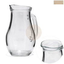 1000ML 1L 투명 유리 물 병 상그리아 샹그리아 뱅쇼 과일주 전용