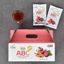 룰루네상점 무안 ABC 주스 100ml 30포 건강즙 abc쥬스 비트 사과 당근 선물세트