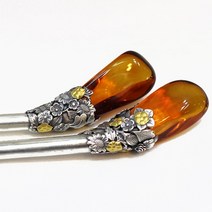 은빈 호박 비녀