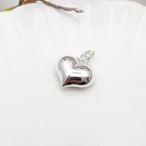 실버상회 925 볼드 하트 펜던트 15mm / 은부자제 만들기 재료