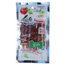 펫클럽 순수 강아지 애견 간식 오리스틱 70g, 본상품선택