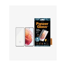 PanzerGlass(TM) 삼성 갤럭시 S21과 호환되는 화면 보호기 - 블랙 케이스 친화적 보호 유리 S21용 크리스탈 클리어 비산 방지