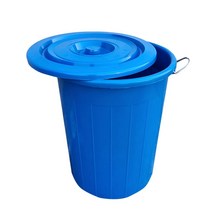 백화점 마트 청소도구 보관함 플라스틱 물통 쓰레기통 75L 실외