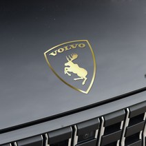 볼보스티커 VOLVO MOOSE 자동차스티커, 크롬실버