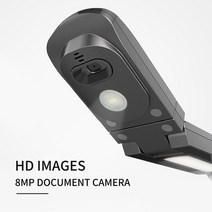 북스캐너 북스캔 비파괴 북 스캐너 양면 고속 책 USB 2-in-1 문서 카메라 및 책 스캐너 웹캠 (자동 초점, 한개옵션0