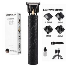 전동 면도기 휴대용 청소년 중학생 미니 전자 면도기 LCD 디스플레이 T9 전기 헤어버 0mm 면도기 트리머, 07 Black Dragon