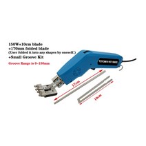 열선절단기 스치로폼 스티로폴 단열재 직선형 충전용 toyober electric foam cutter 폴리우레탄 폴리에틸렌 스티로폼 절단기 뜨거운 칼 커터 도구 뜨거운 가열, 150w 그루브 세트, 에게