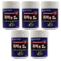쥐약 퇴치 쥐싹젬 100g 쥐덫 쥐잡는법, 5개