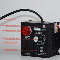 휴대용 속도 온도 조절 가능 조광기 SCR 전압 조정기 AC 220V 4000W 소형 가변 전압 컨트롤러, CHINA_우리에게